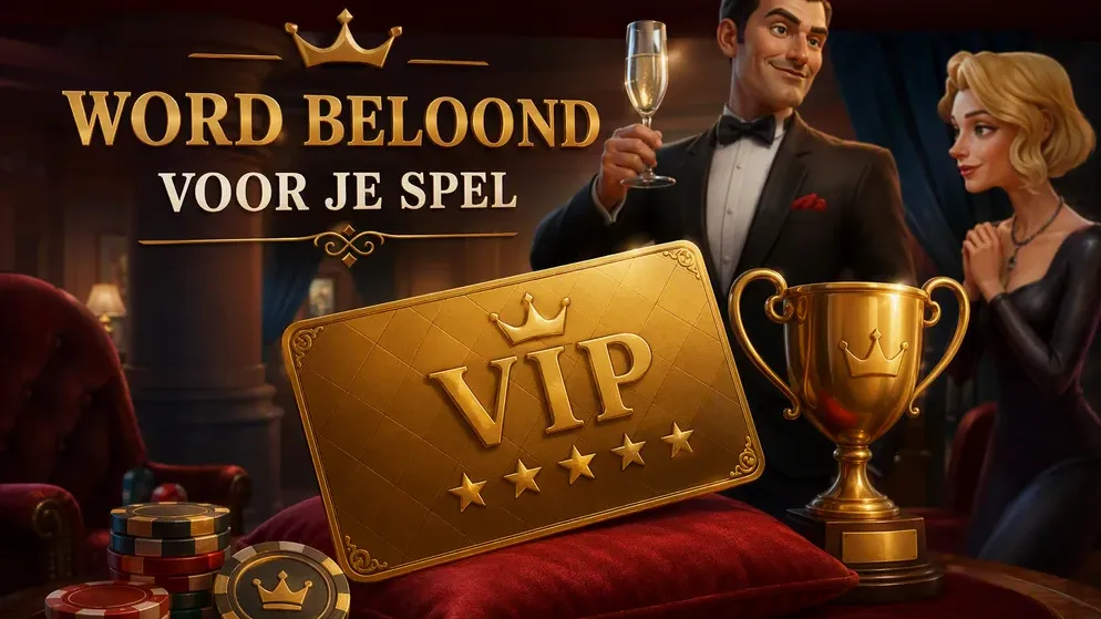 gouden VIP-kaart met sterren en trofee